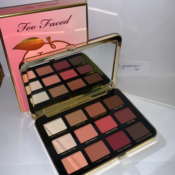 LNIB Just Peachy Mattes Too Faces Eyeshadow Palette